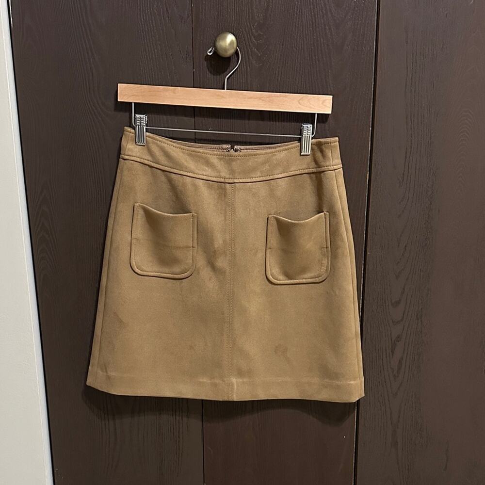 LOFT Brown Mini Skirt - size 4